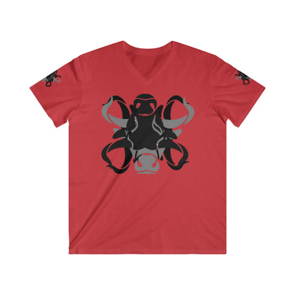 Men's Fitted V-Neck Short Sleeve Tee