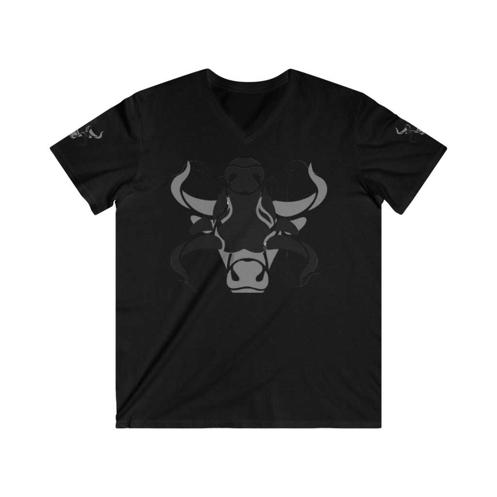 Men's Fitted V-Neck Short Sleeve Tee