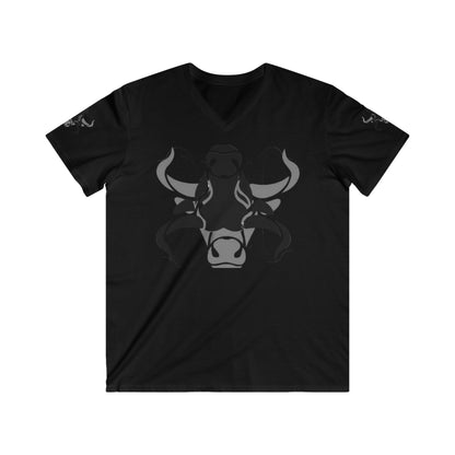 Men's Fitted V-Neck Short Sleeve Tee