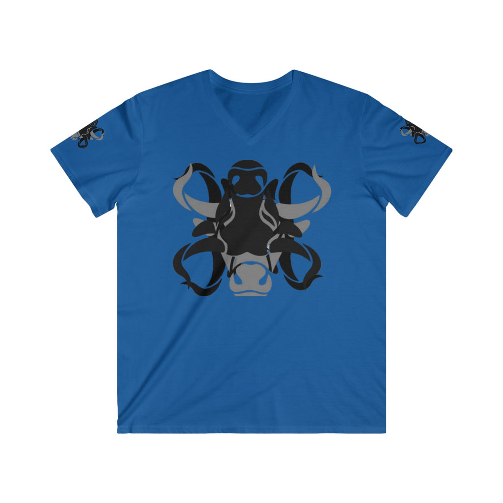 Men's Fitted V-Neck Short Sleeve Tee