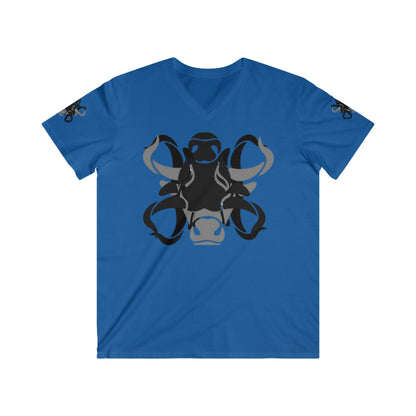 Men's Fitted V-Neck Short Sleeve Tee