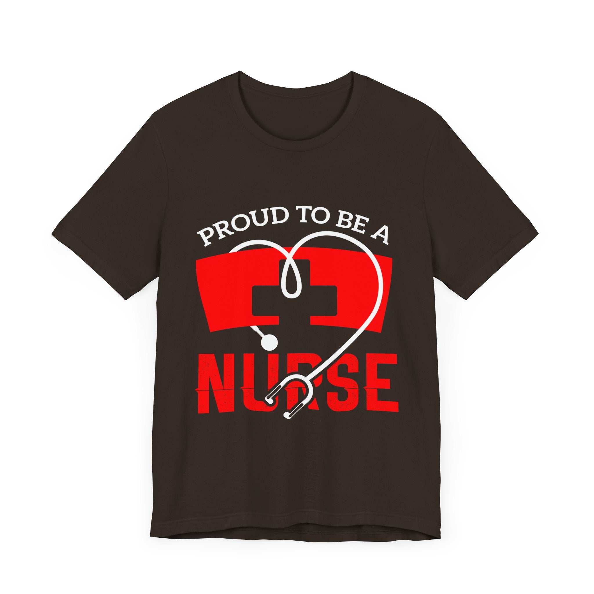 Fier d’être un tee-shirt unisexe infirmière 