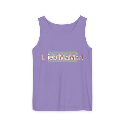 Lieb'MaMan Unisex Garment-Dyed Tank Top - Stylish and Comfortable Summer Wear