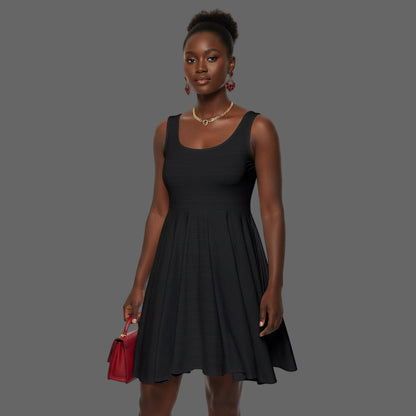 Skater Dress - Chic Evening Dress Printify