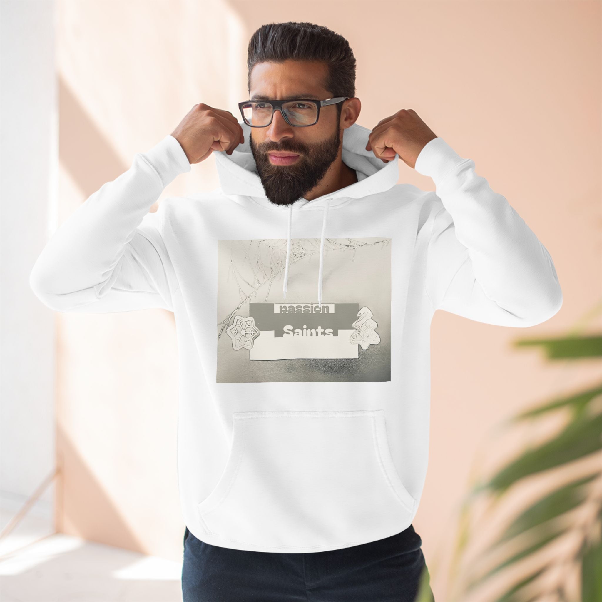 Passion saint Hoodie ( faded) Printify