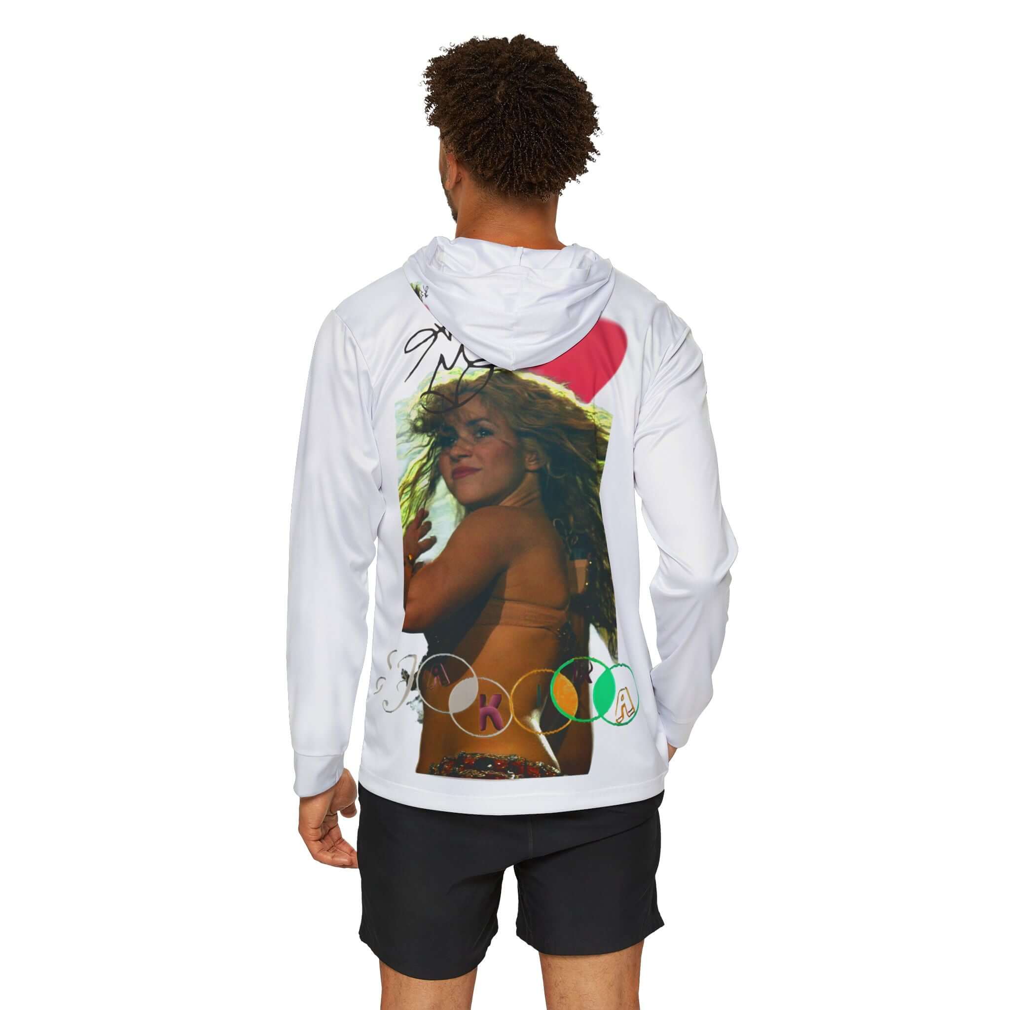 Men's Sports Warmup Shakira Hoodie (AOP)