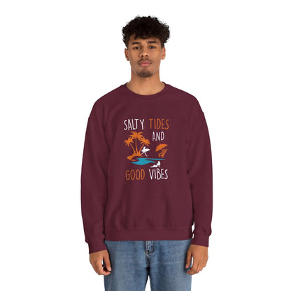 Salty Tides And Good Vibes Unisex Sweatshirt - RC’nSONS