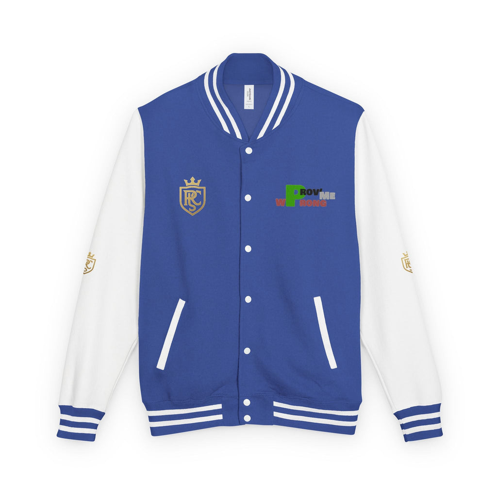 Unisex Heavyweight Letterman Jacket, Stylish Varsity Jacket, Casual Wear, Gift for Him/Her, Sports Team Apparel, College Spirit Gear Printify
