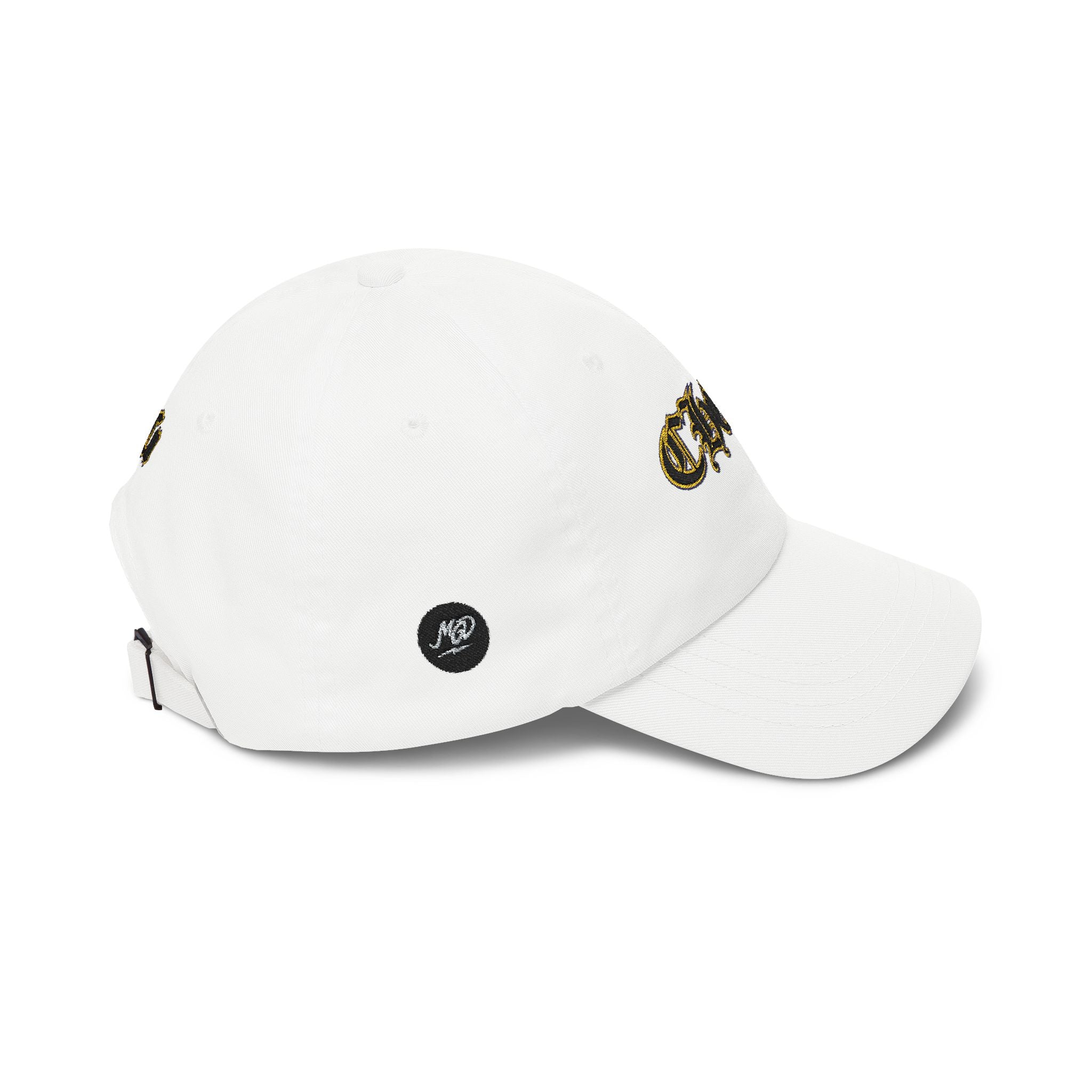 Dad Cap — 'CHOSÉ' Gold Gothic Embroidered Baseball Hat
