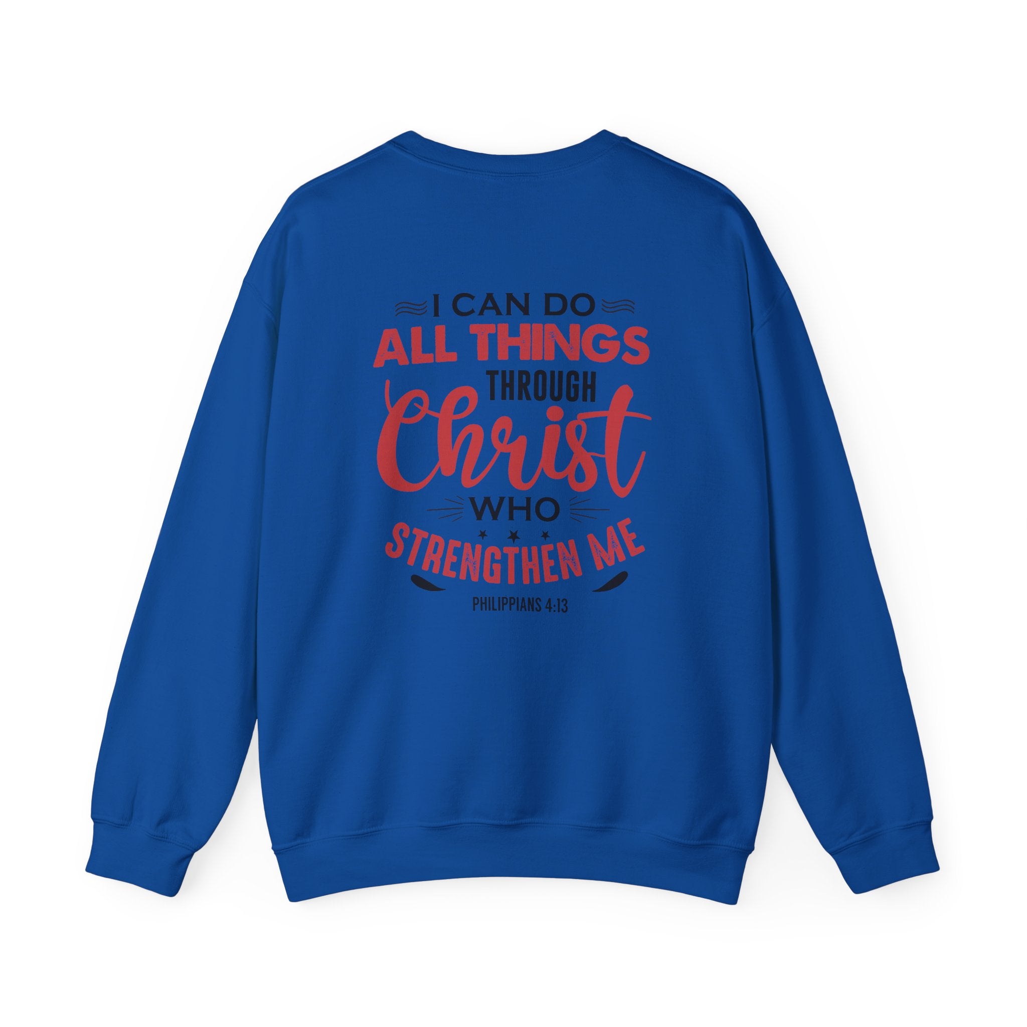 Je peux tout faire à travers le Christ Sweat-shirt unisexe 