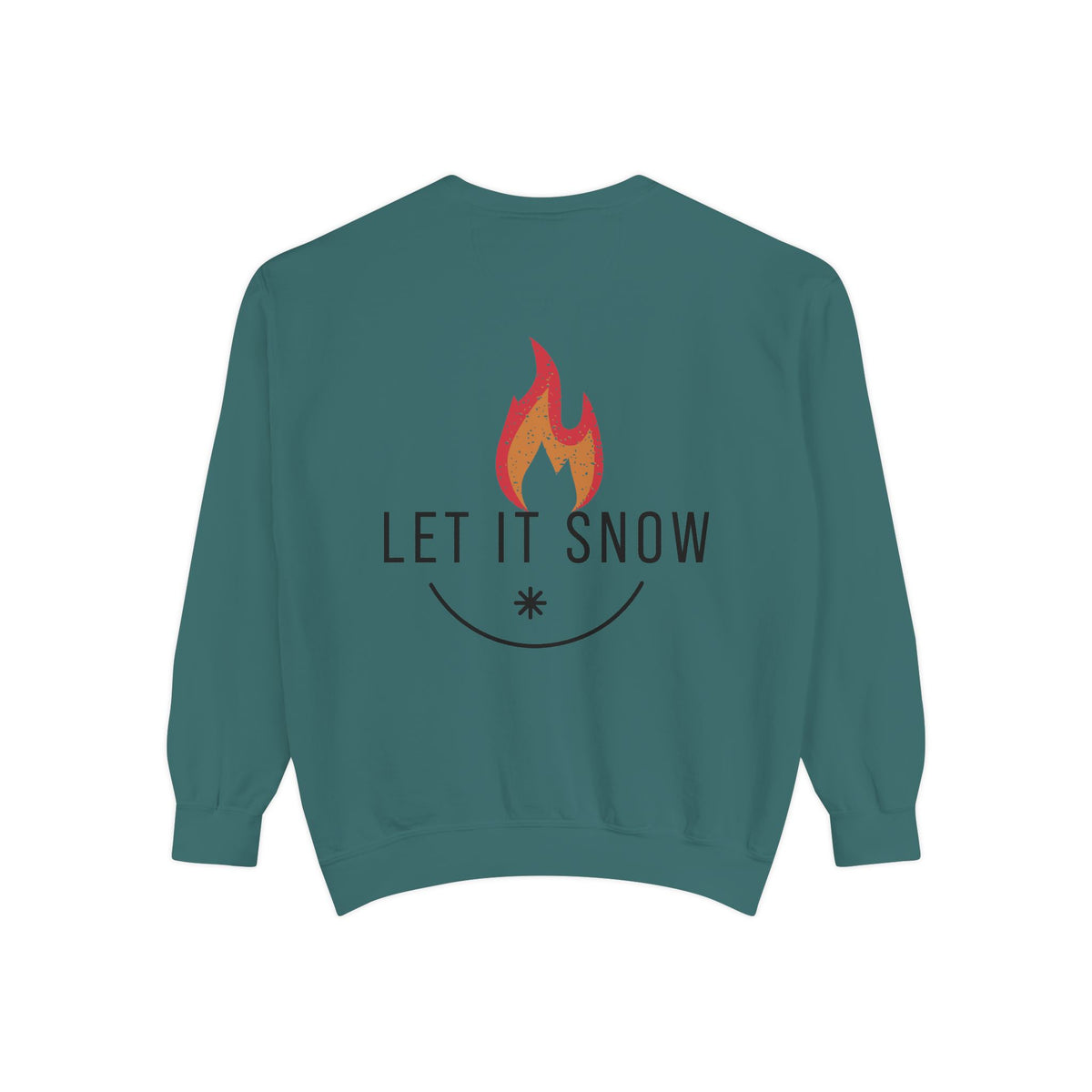 Let It Snow Unisex Garment-Dyed Sweatshirt