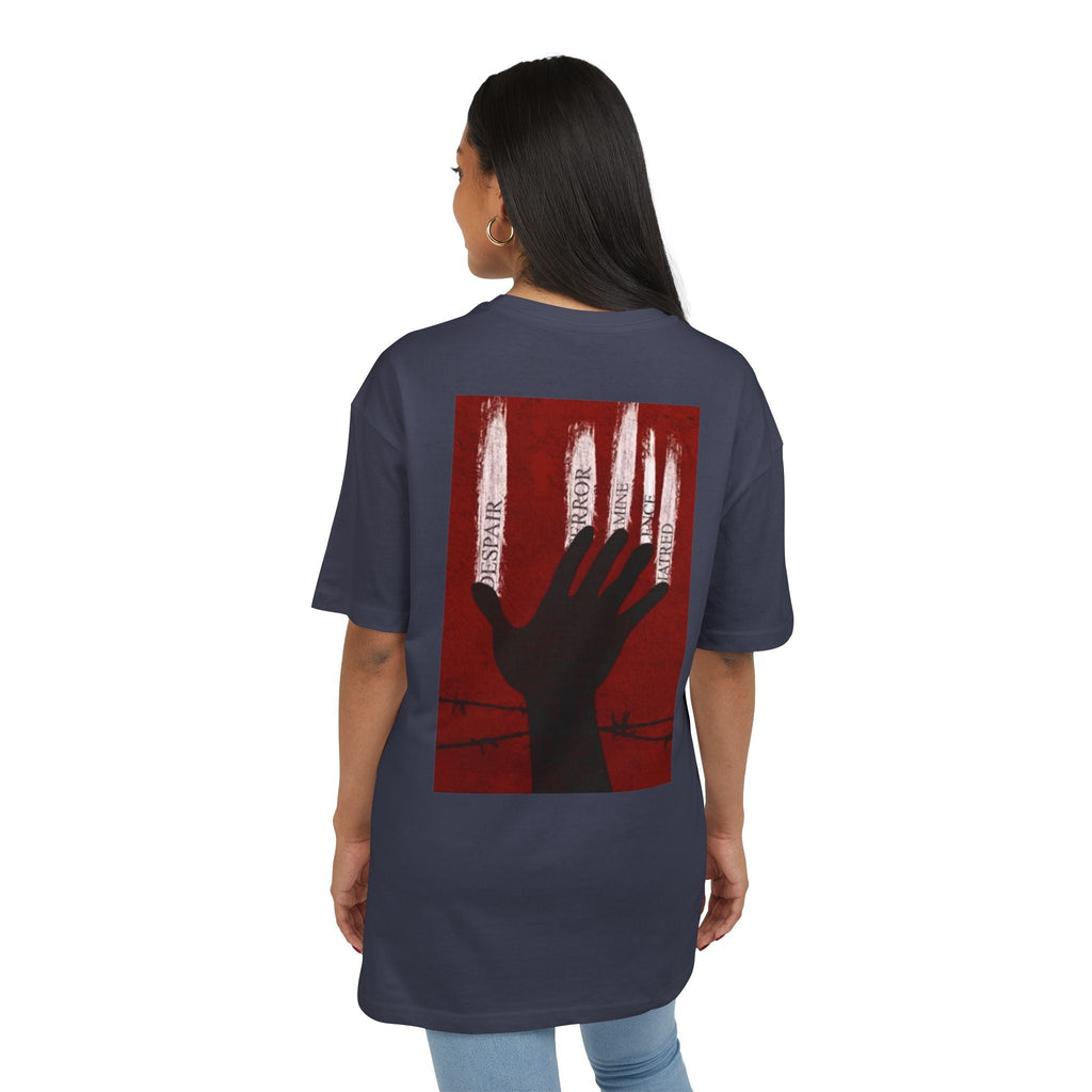 Bold Artistic Oversized Tee, Grunge Style Graphic Shirt, Unisex Urban Fashion, Statement Tee for Streetwear, Gift for Art Lovers Printify