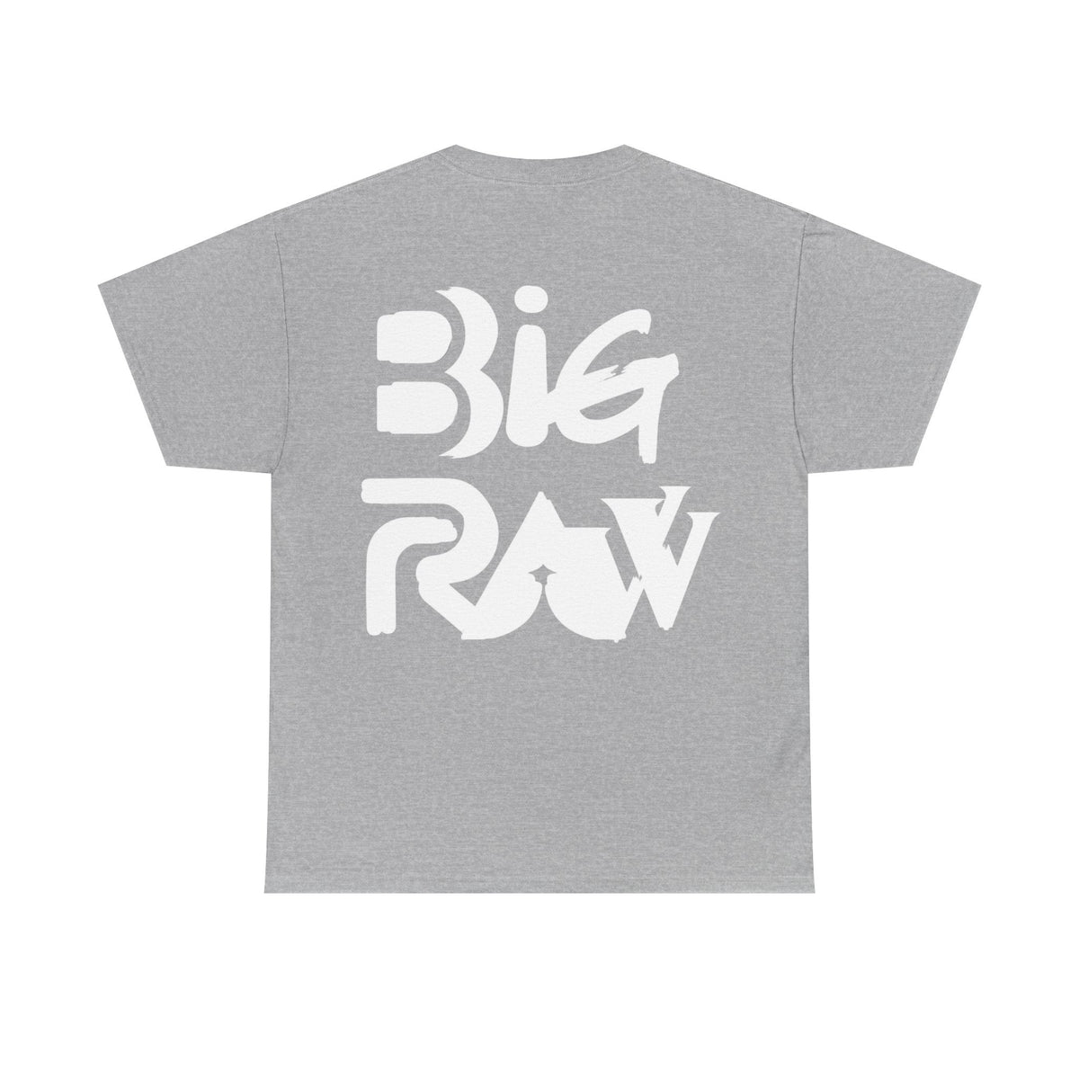 Big Raw Unisex Heavy Cotton Tee, Casual Streetwear Shirt, Gift for Him or Her, Everyday Fashion, Graphic Tee, Trendy Apparel Printify