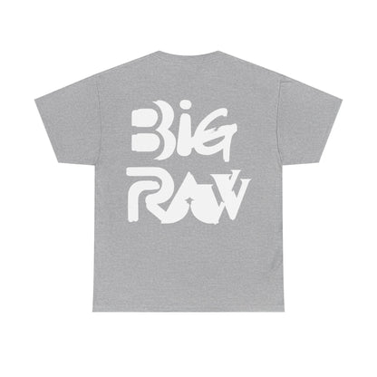Big Raw Unisex Heavy Cotton Tee, Casual Streetwear Shirt, Gift for Him or Her, Everyday Fashion, Graphic Tee, Trendy Apparel Printify