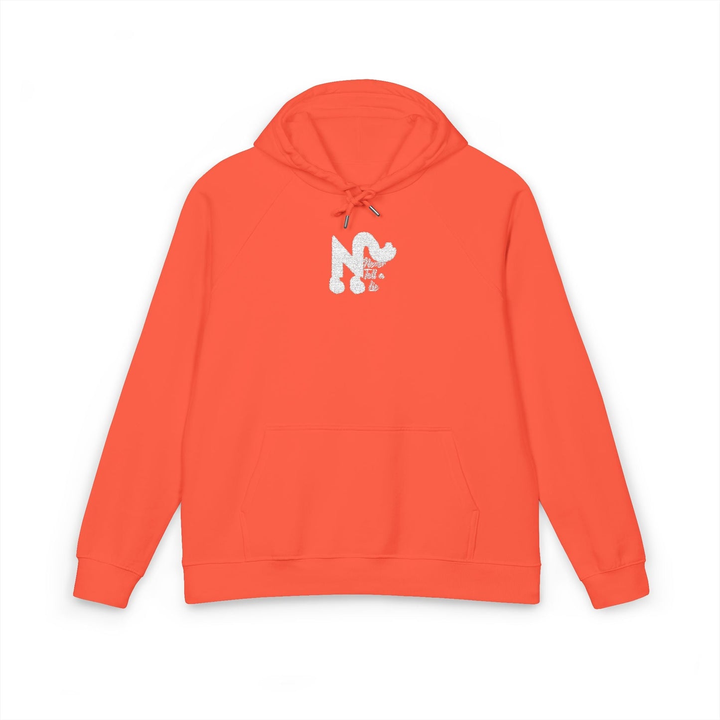 Raglan Hoodie - 'Never tell a lie' Embroidered Design Printify