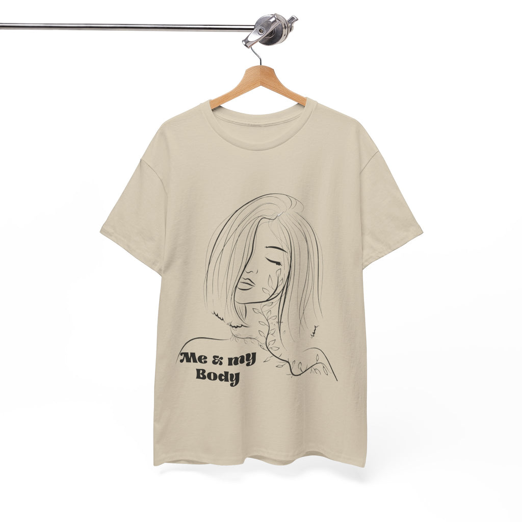 Unisex Faded Cotton Me my Body  Tee