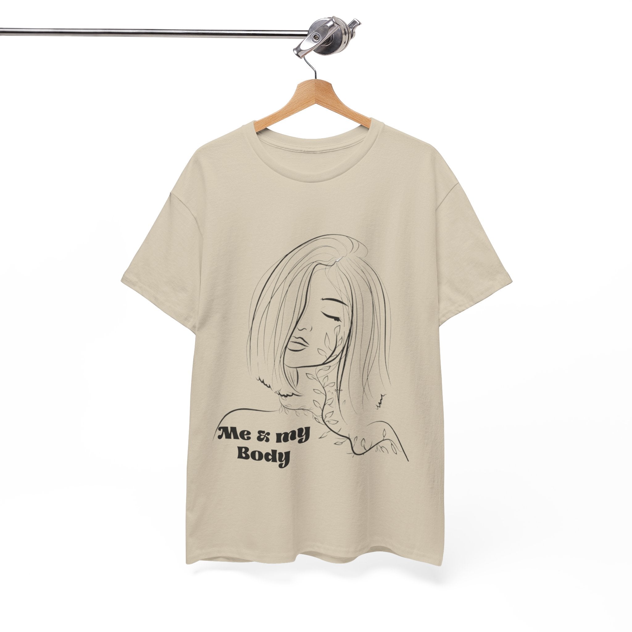 Unisex Faded Cotton Me my Body  Tee