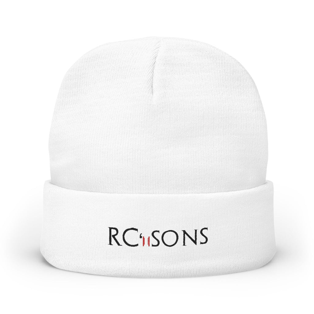 Embroidered RC’nSONS Knit Beanie — Durable Winter Cuffed Hat