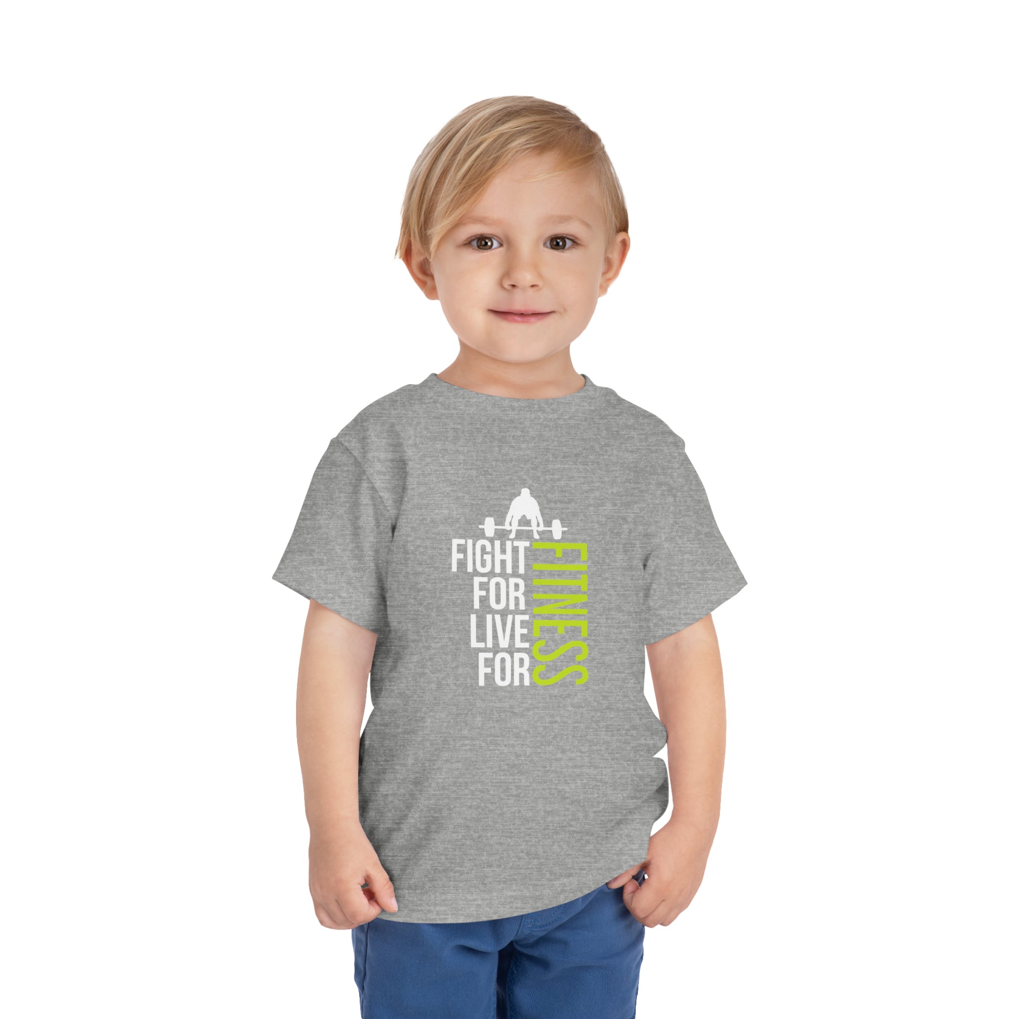 T-shirt pour tout-petits Fight For Live For Fitness 
