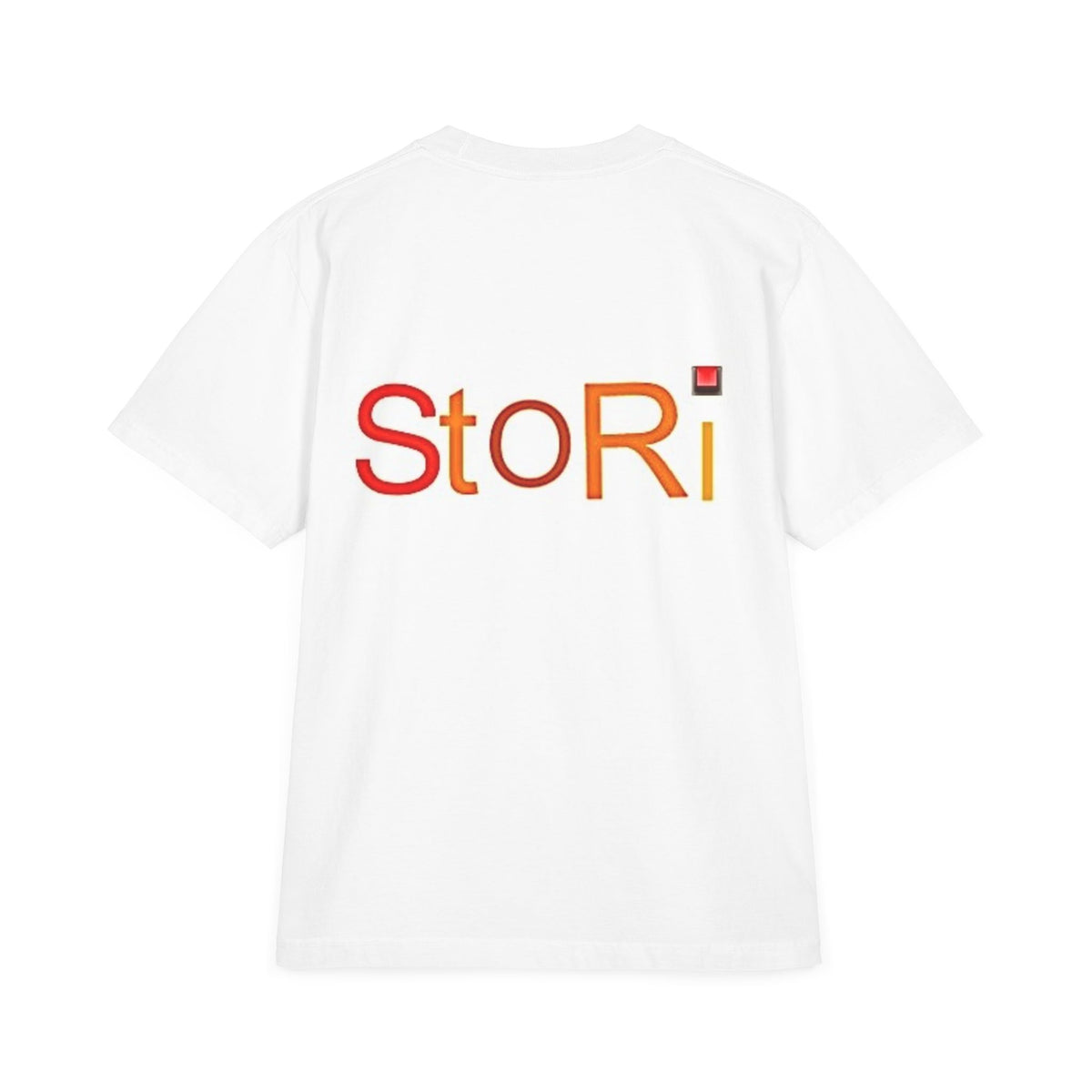 Drop-Shoulder T-Shirt with Stori Design