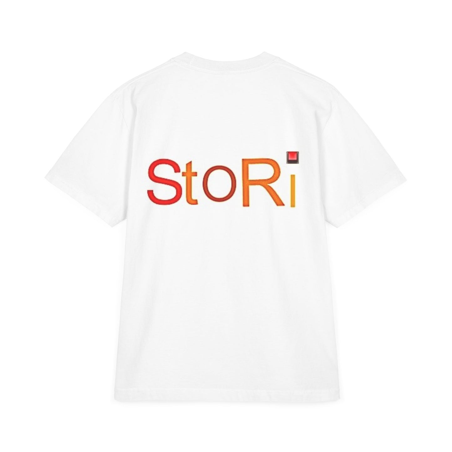 Drop-Shoulder T-Shirt with Stori Design