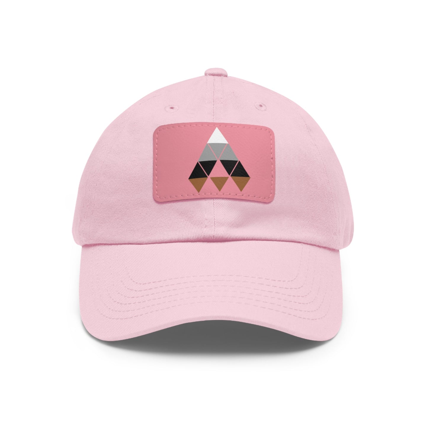 Stylish Dad Hat with Leather Patch - Adjustable Cap for Outdoor Adventures, Gift for Dad, Summer Fashion, Casual Look, Unique Accessory Printify