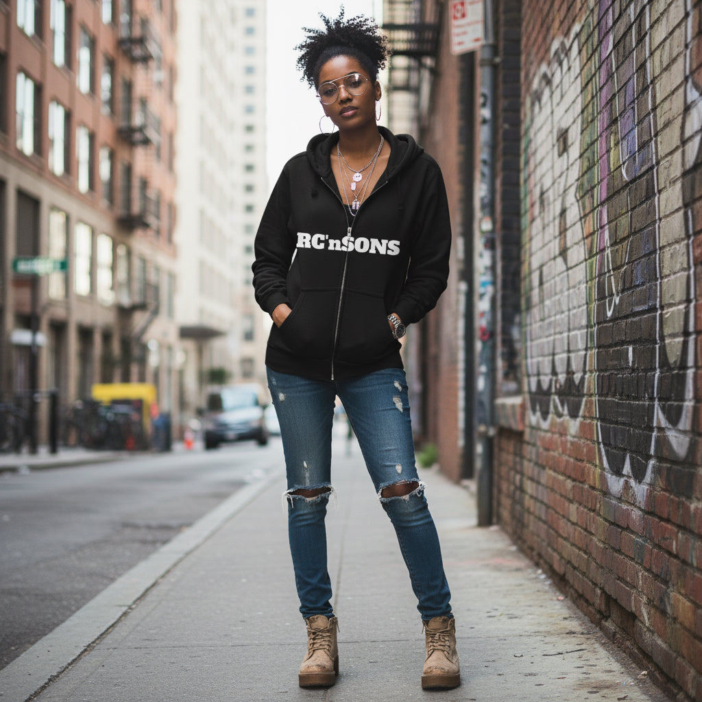 Unisex Heavy Blend™ Full Zip Hooded Sweatshirt - RC'nSONS, Cozy Jacket, Casual Hoodie, Father's Day Gift, Family Apparel Printify