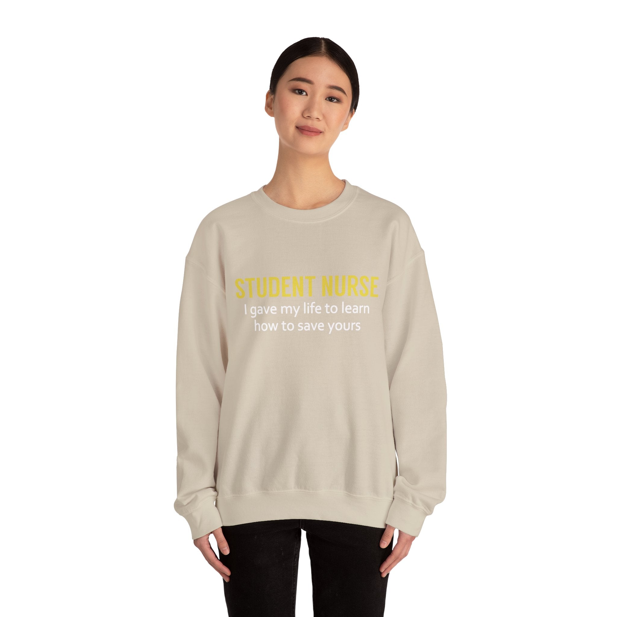 Sweat-shirt unisexe étudiant infirmière 