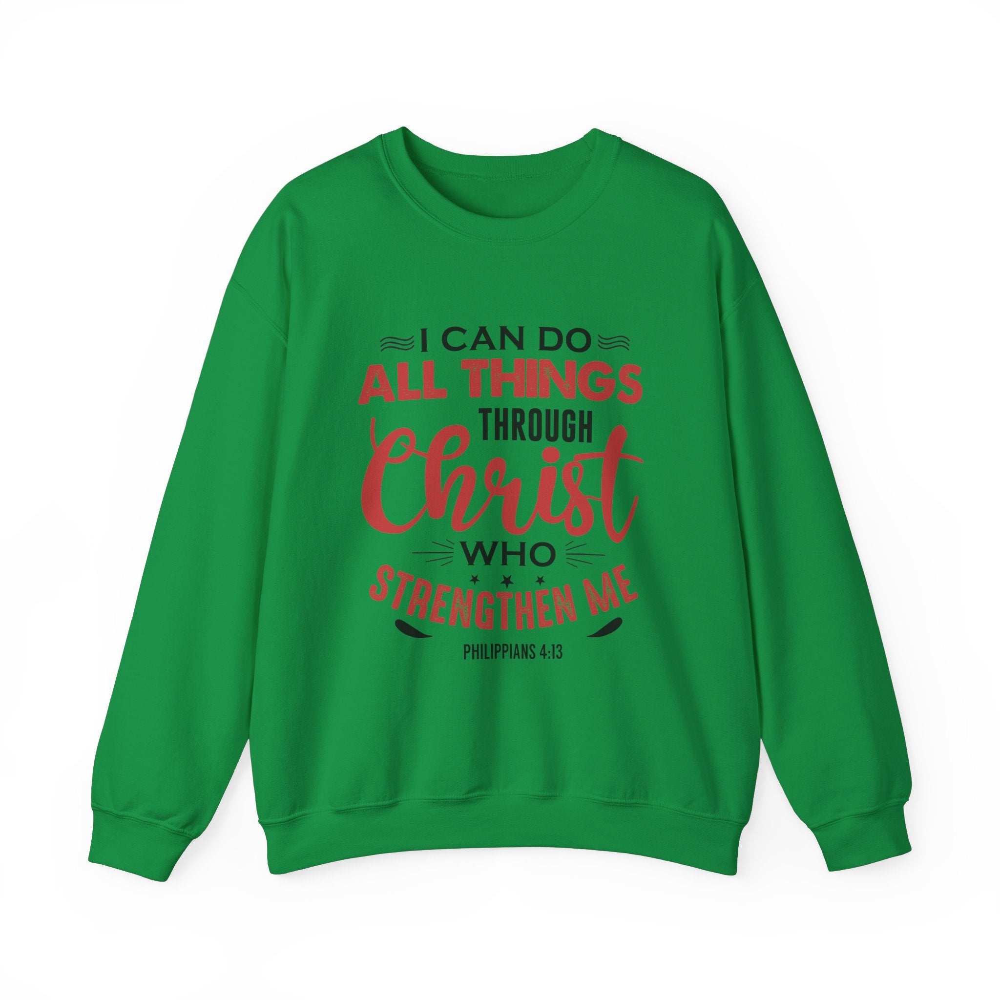 Je peux tout faire à travers le Christ Sweat-shirt unisexe 