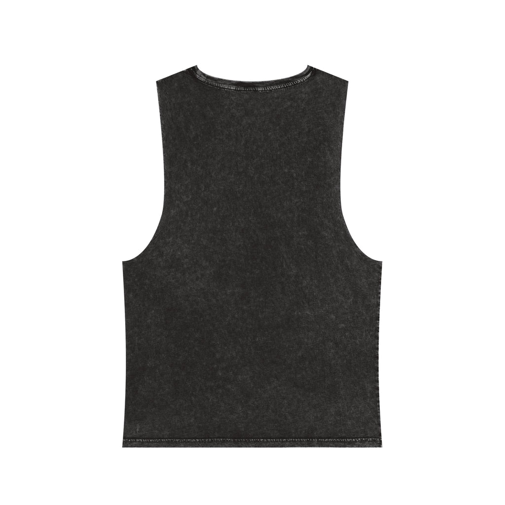 Stylish Unisex Stonewash Tank Top-Casual