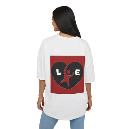 Love Heart Graphic Tee, Soft Cotton Unisex T-Shirt for Couples, Valentine's Day Gift, Casual Wear, Heart Design Tee Printify