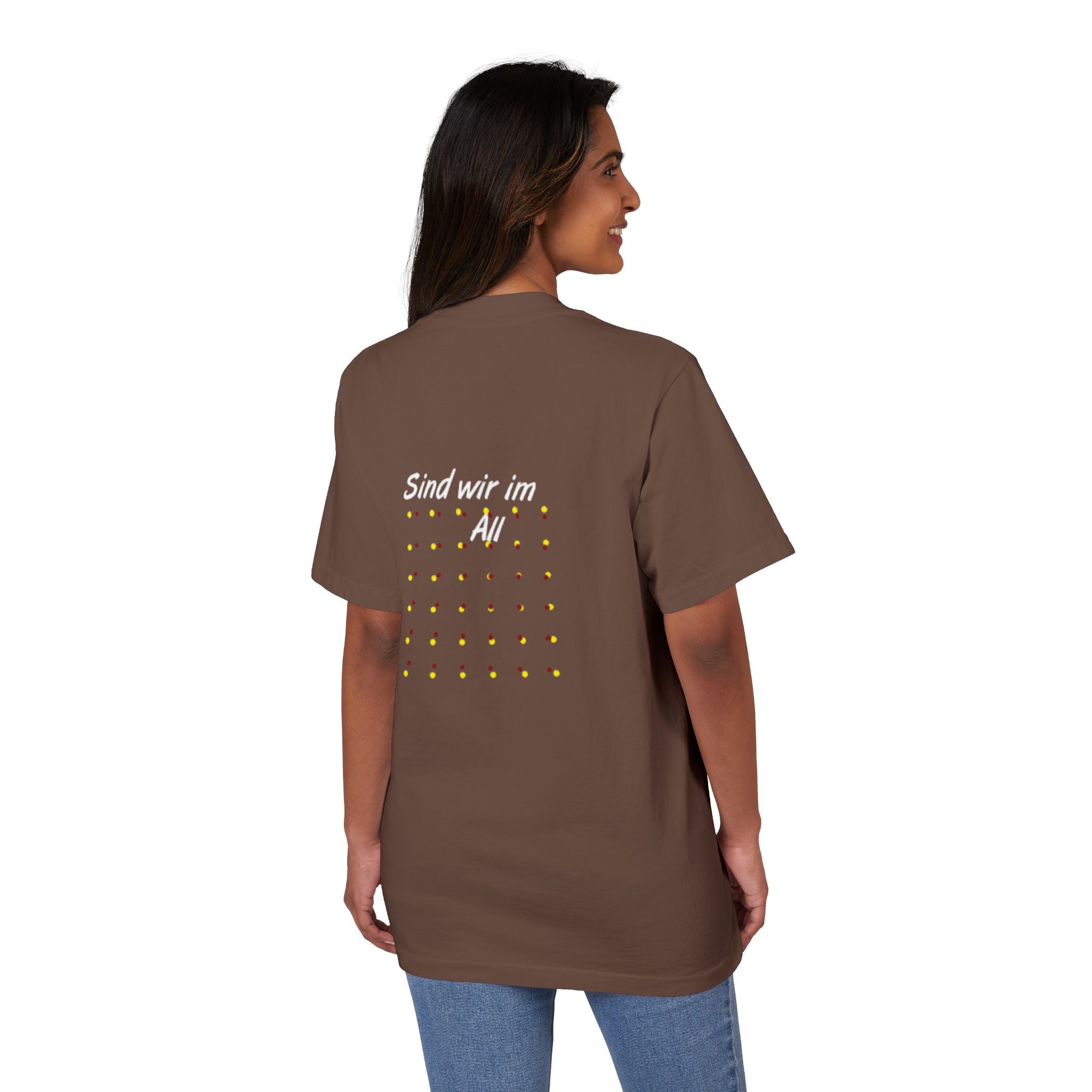 Drop-Shoulder T-Shirt - Chic sind wir im All