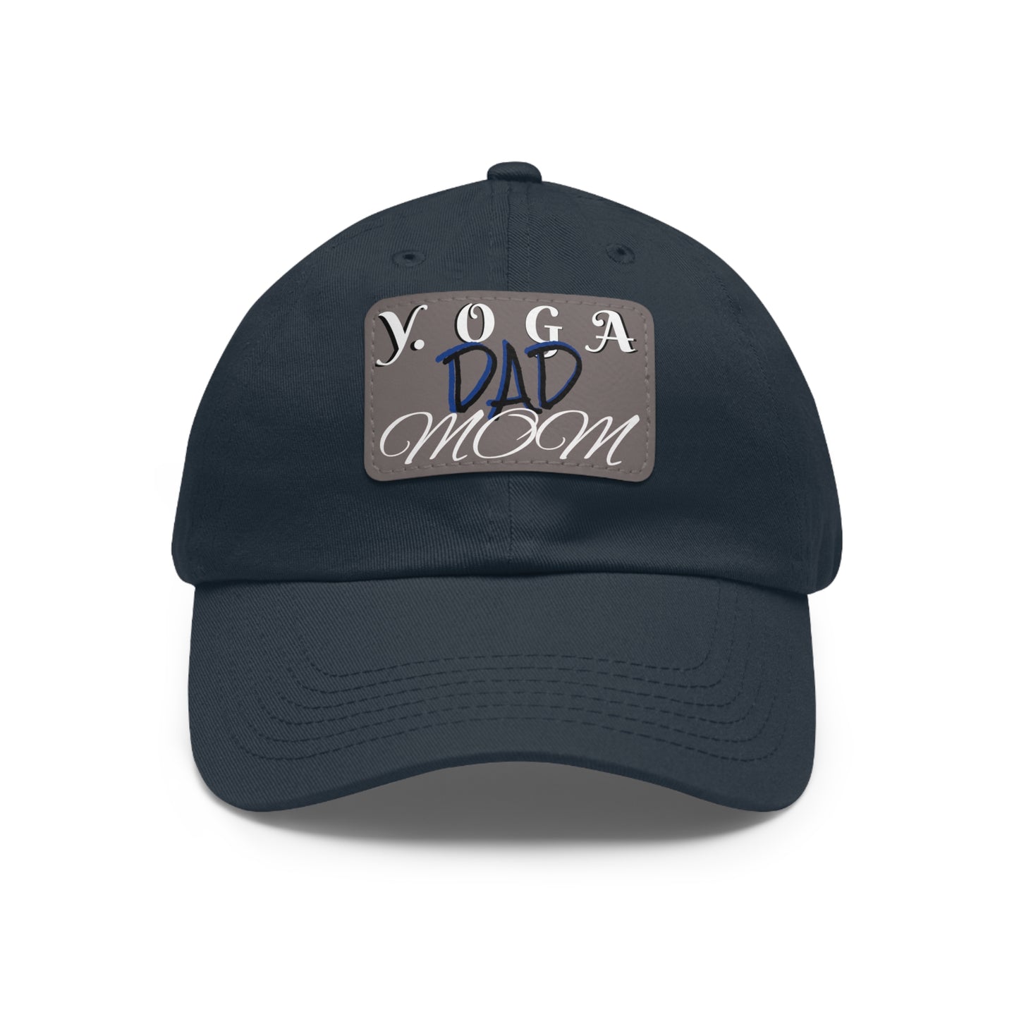 Yoga Dad Hat with Leather Patch - Casual Style for Active Parents