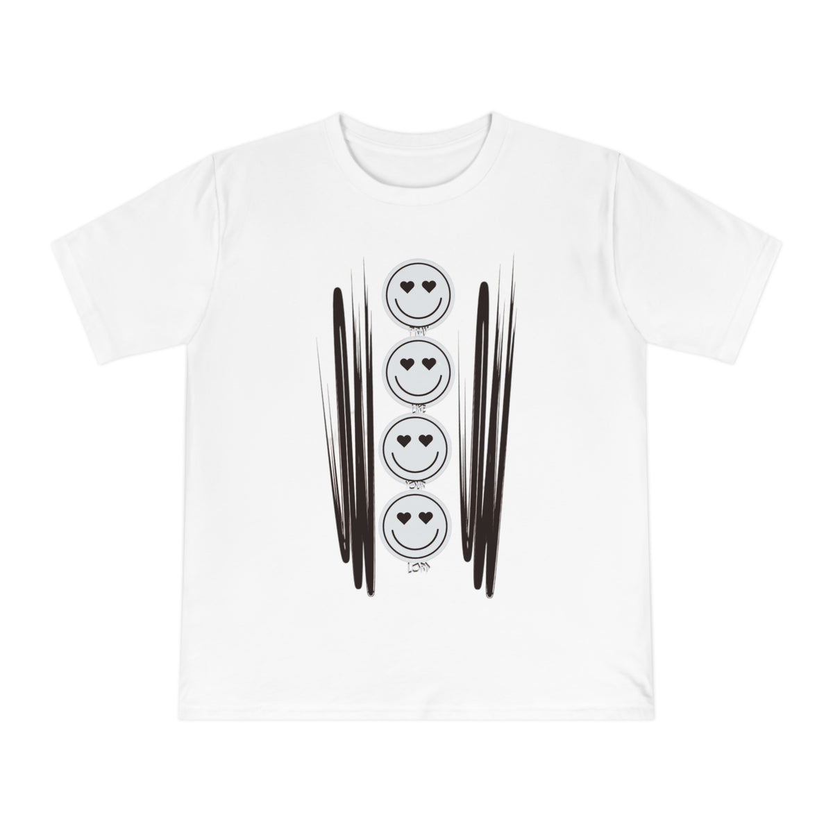 RCNSONS Unisex Classic Jersey Smileys T-shirt