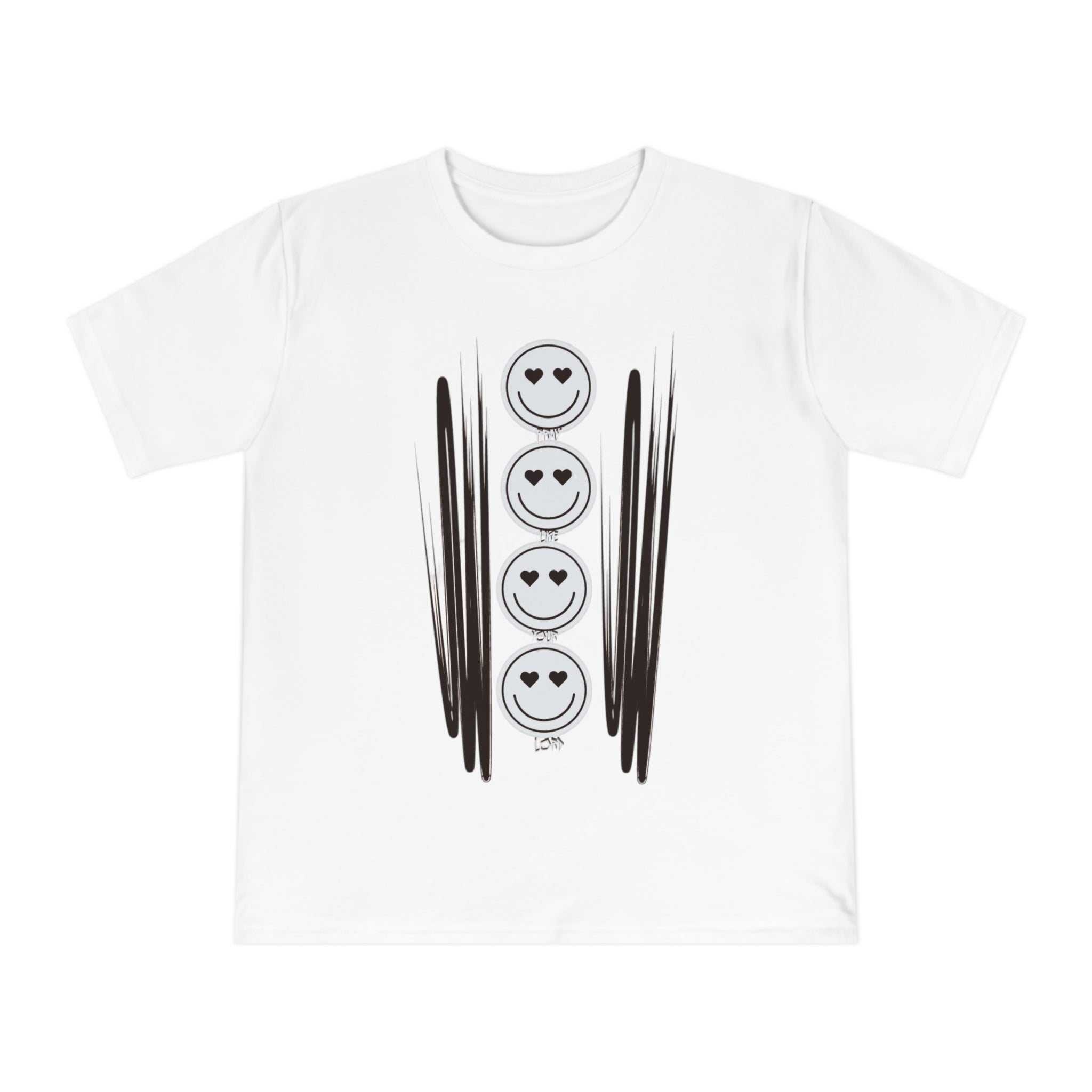 RCNSONS Unisex Classic Jersey Smileys T-shirt