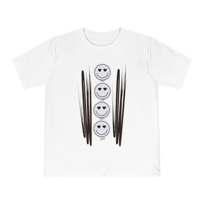 RCNSONS Unisex Classic Jersey Smileys T-shirt