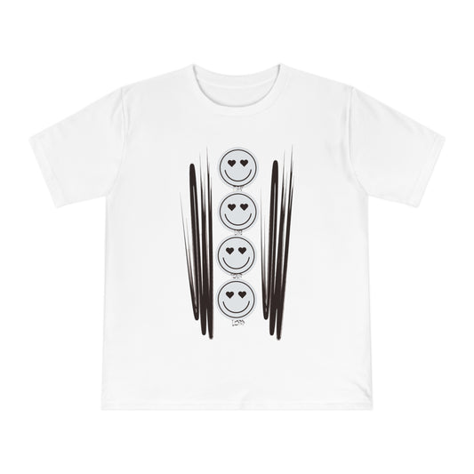 RCNSONS Unisex Classic Jersey Smileys T-shirt