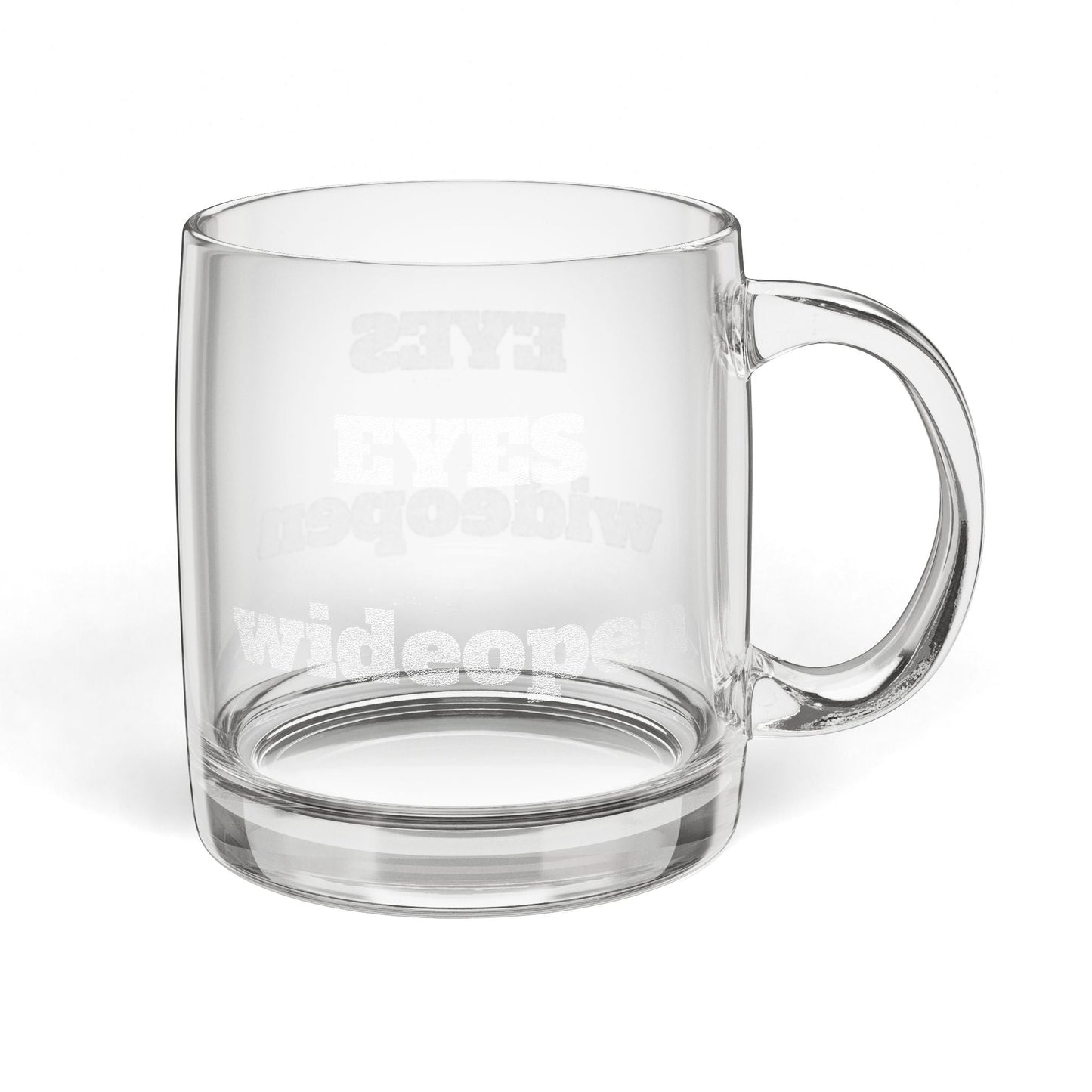 Engraved Coffee Mug - Personalized Glass Cup for Coffee Lovers, Perfect Gift for Birthdays, Anniversaries, or Just Because Printify