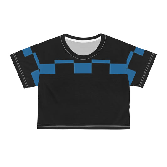 Trendy Graphic Crop Tee, Stylish Summer Top, Streetwear, Casual Wear, Festival Outfit, Gift for Her, Vibrant Design Printify