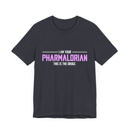Je suis votre pharmacolorien, c’est le tee-shirt unisexe des médicaments 
