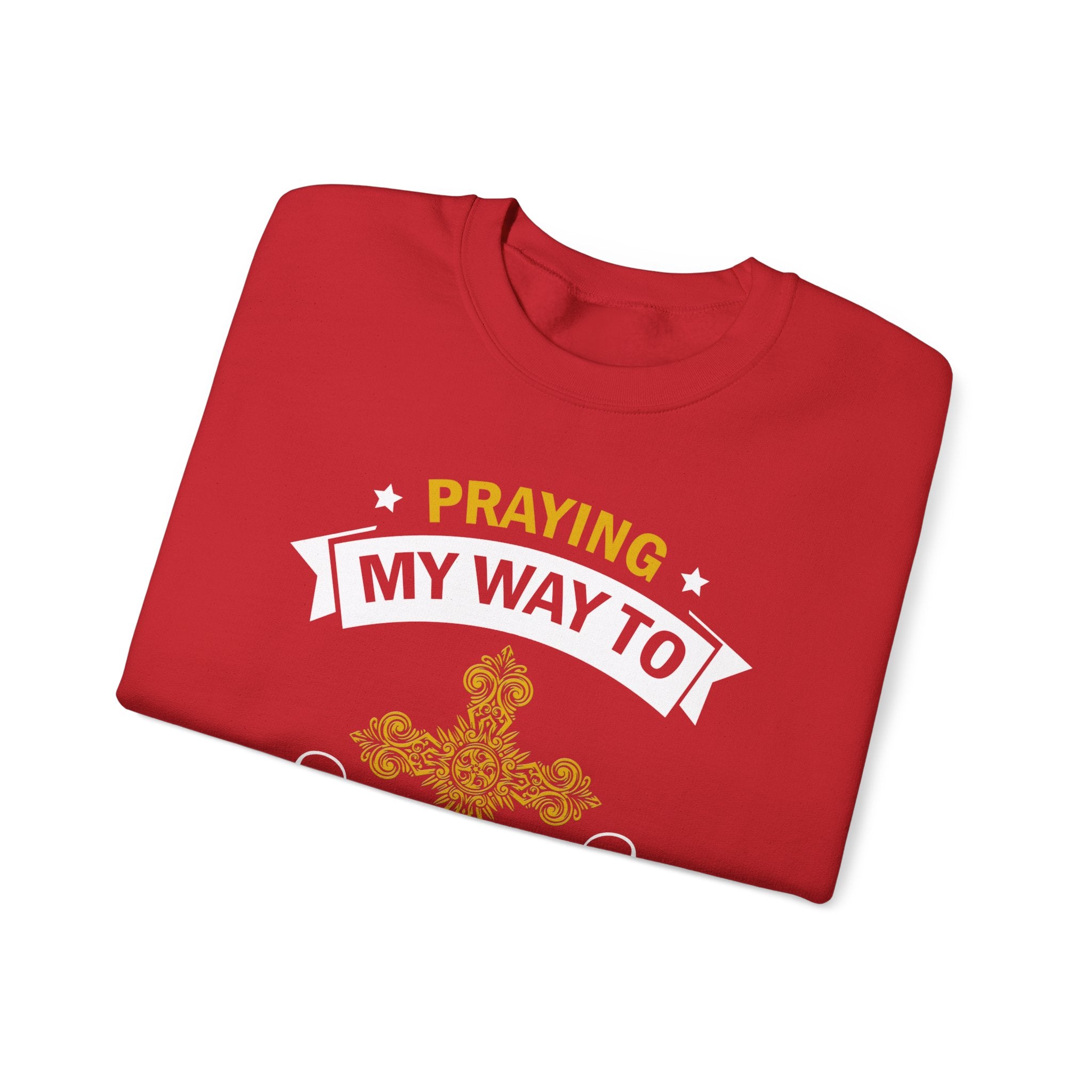 Prier mon chemin vers le succès Sweat-shirt unisexe 