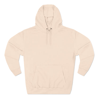Pale Three-Panel Fleece Hoodie