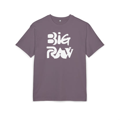 Oversize Tee Big Raw Print Unisex Heavy T-Shirt Printify