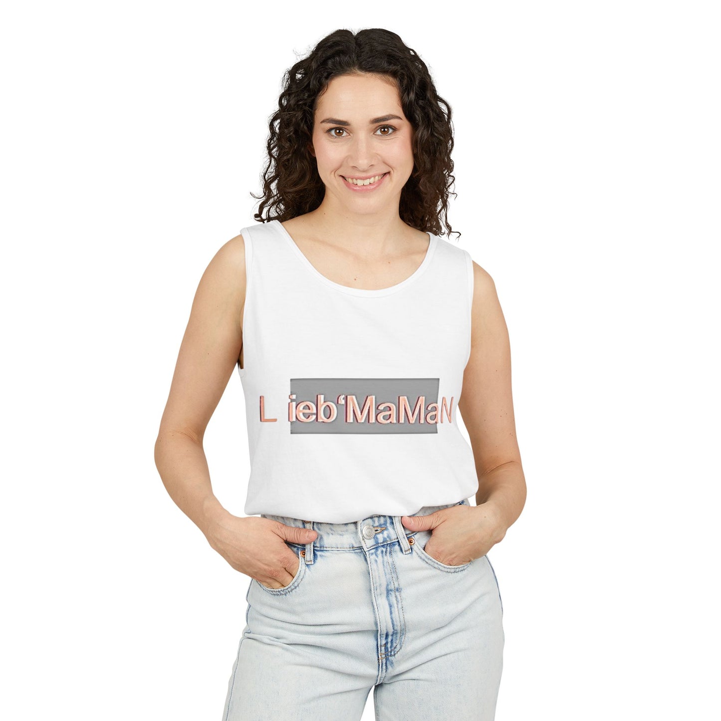 Lieb'MaMan Unisex Garment-Dyed Tank Top - Stylish and Comfortable Summer Wear