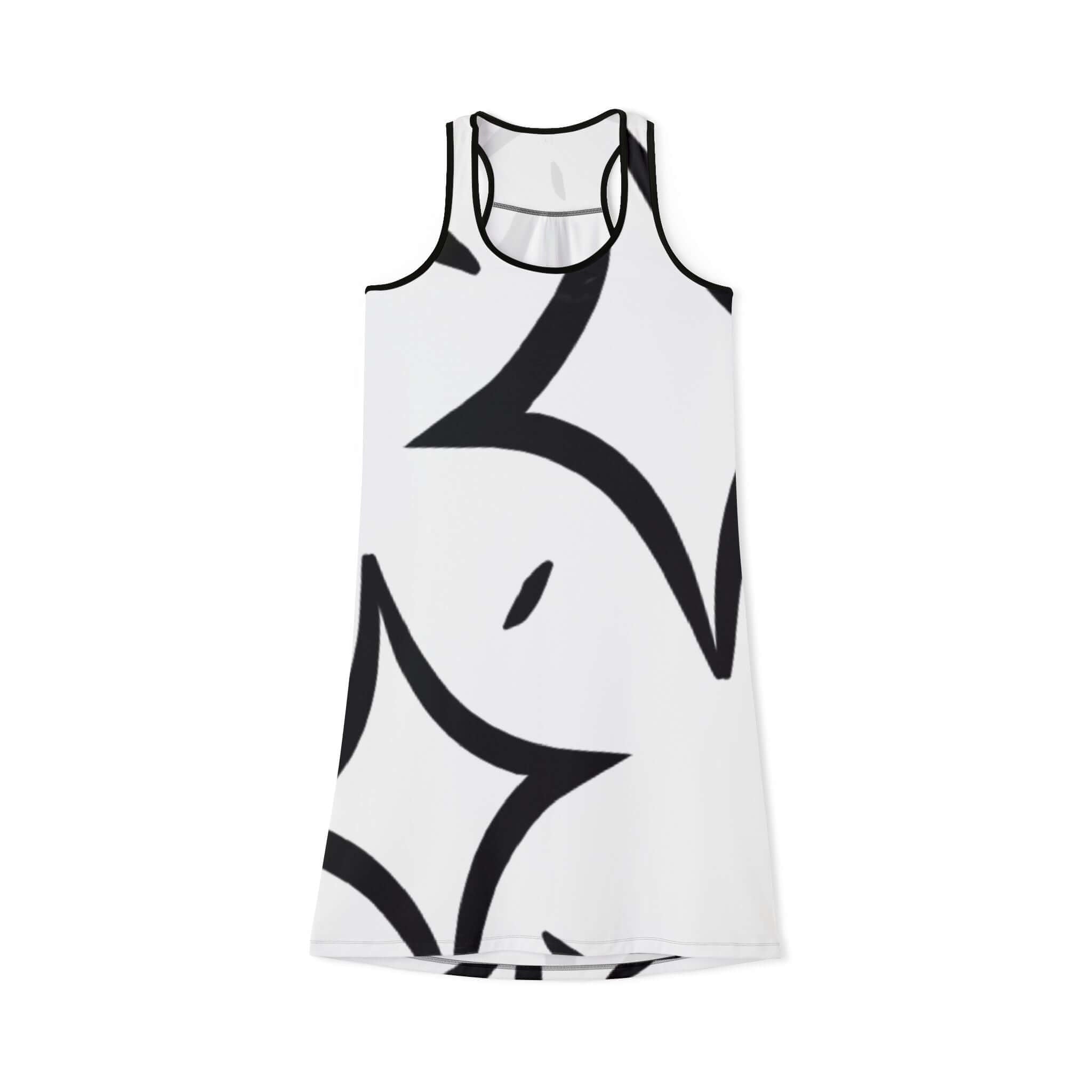 Rcnsons Women's  'Dark Cube' Racerback Dress (AOP)