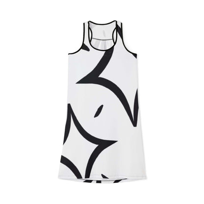 Rcnsons Women's  'Dark Cube' Racerback Dress (AOP)