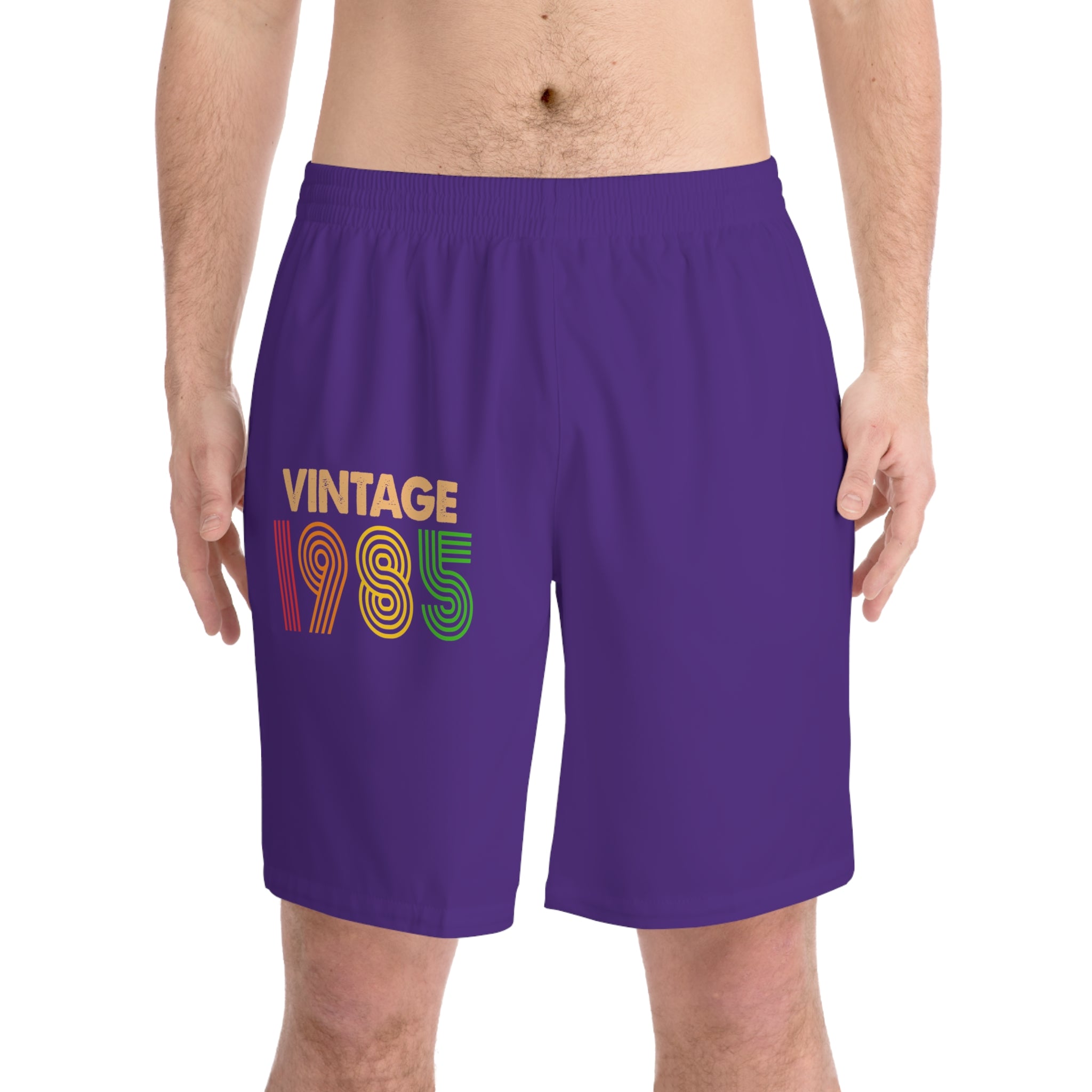 Men's Elastic Beach Shorts (AOP)