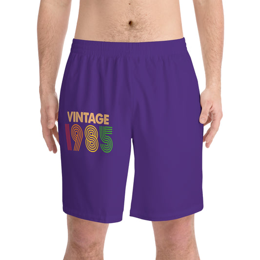 Men's Elastic Beach Shorts (AOP)