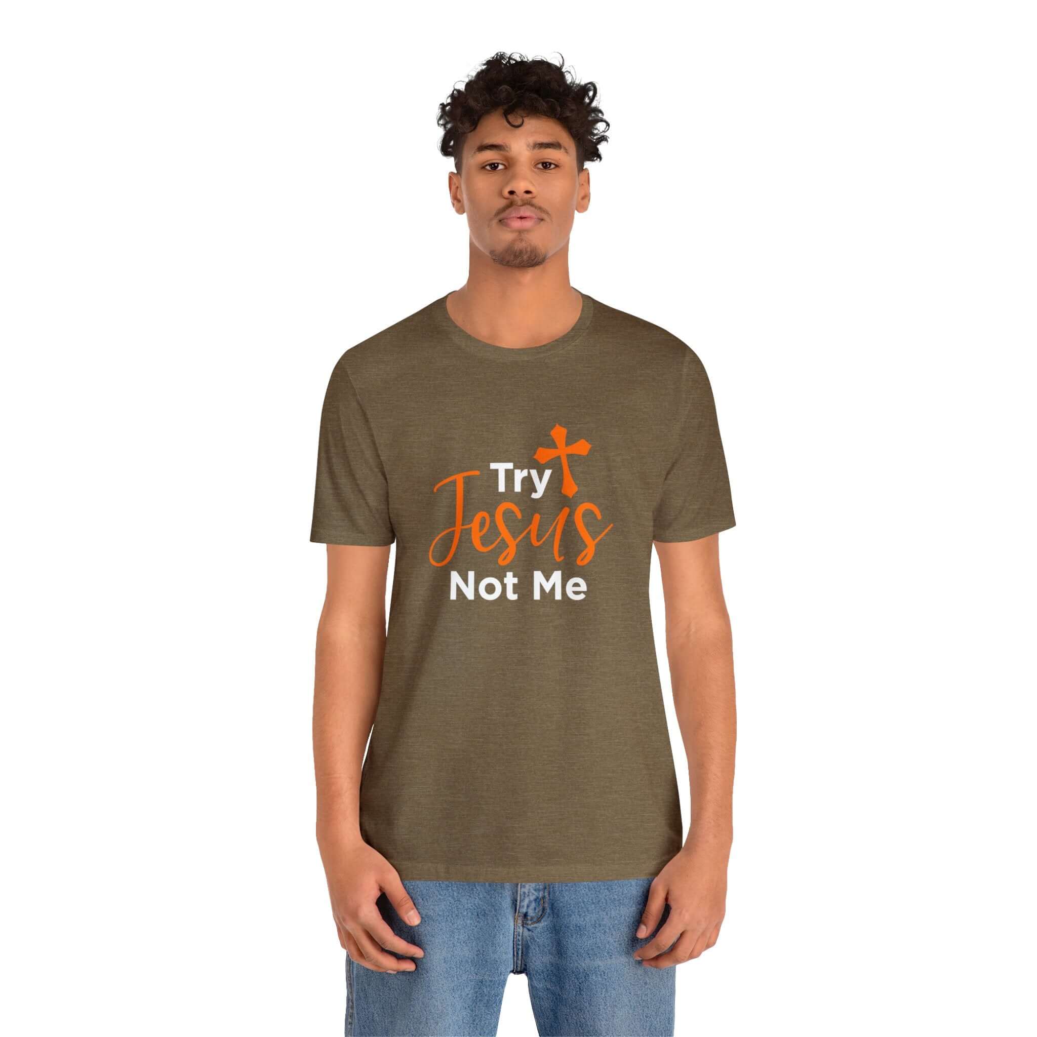 Try Jesus Not Me Unisex Tee - RC’nSONS