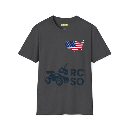 American Flag Tee - Unisex Softstyle T-Shirt for Patriotic Celebrations, 4th of July, Veterans Day, Casualwear, Gift Idea